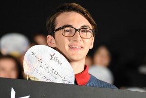 『ゲーム・オブ・スローンズ』ジャパンプレミアに出席した、ブラン・スターク役アイザック・ヘンプステッド・ライト