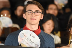 『ゲーム・オブ・スローンズ』ジャパンプレミアに出席した、ブラン・スターク役アイザック・ヘンプステッド・ライト