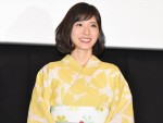 『カーズ／クロスロード』大ヒット記念舞台挨拶に登壇した松岡茉優