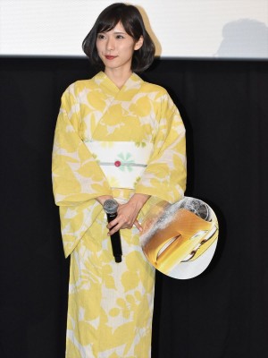 『カーズ／クロスロード』大ヒット記念舞台挨拶に登壇した松岡茉優