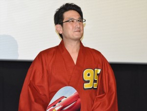 『カーズ／クロスロード』大ヒット記念舞台挨拶に登壇した土田大