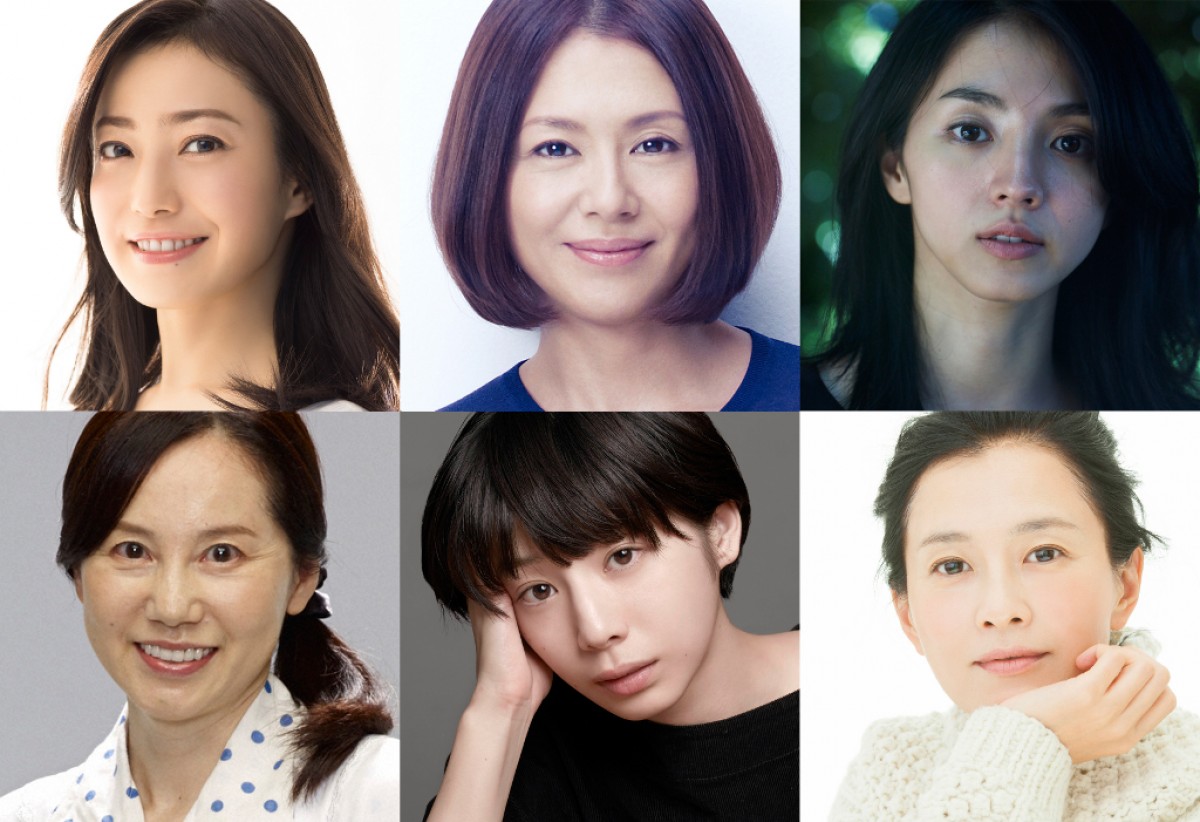 火曜ドラマ『監獄のお姫さま』出演者　上段左から菅野美穂、小泉今日子、満島ひかり、下段左から森下愛子、夏帆、坂井真紀