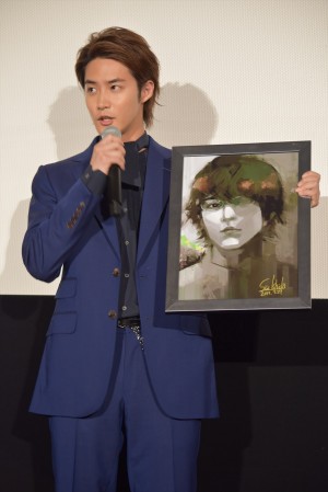 白石隼也、『東京喰種 トーキョーグール』初日舞台挨拶にて