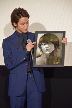 白石隼也、『東京喰種 トーキョーグール』初日舞台挨拶にて