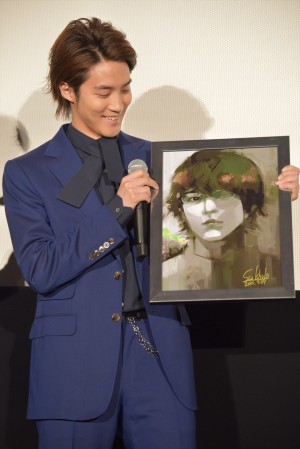 白石隼也、『東京喰種 トーキョーグール』初日舞台挨拶にて