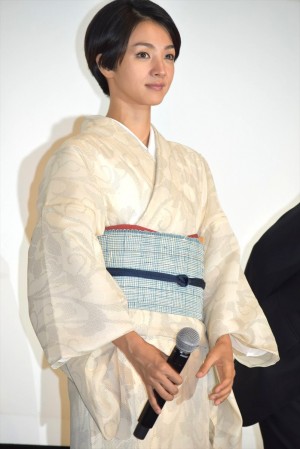 満島ひかり、『海辺の生と死』初日舞台挨拶にて