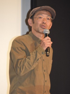 越川道夫監督、『海辺の生と死』初日舞台挨拶にて