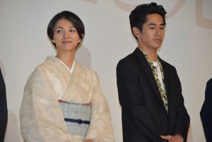 『海辺の生と死』初日舞台挨拶にて