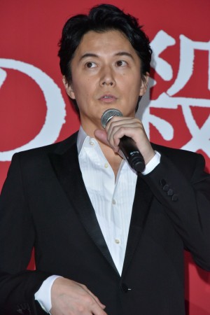 福山雅治、映画『三度目の殺人』完成披露試写会に登壇