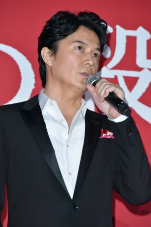 福山雅治、映画『三度目の殺人』完成披露試写会に登壇