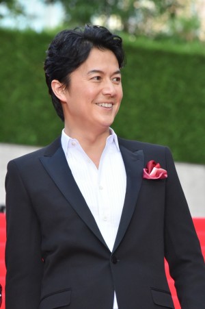 福山雅治、映画『三度目の殺人』完成披露試写会レッドカーペットに登場