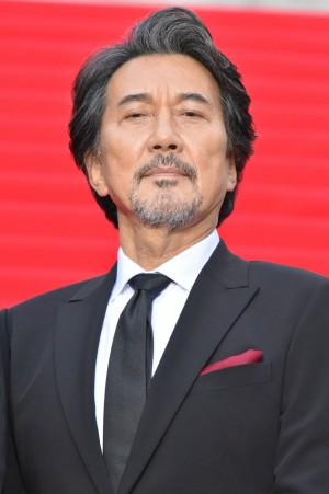 役所広司、映画『三度目の殺人』完成披露試写会レッドカーペットに登場