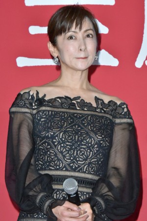 斉藤由貴、映画『三度目の殺人』完成披露試写会に登壇