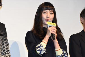 中村ゆり、ドラマW『プラージュ』完成披露舞台挨拶に登壇