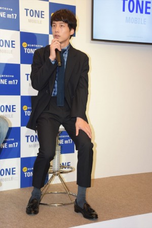 坂口健太郎、トーンモバイル新端末発売＆新CMお披露目イベントにて