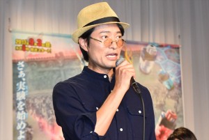 前川泰之、『仮面ライダービルド』制作発表に登壇