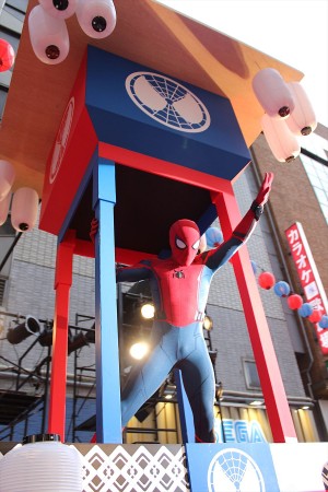 『スパイダーマン：ホームカミング』ジャパンプレミアにて