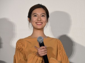 恒松祐里、映画『散歩する侵略者』完成披露上映会に登壇