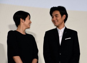 長澤まさみ、松田龍平、映画『散歩する侵略者』完成披露上映会に登壇