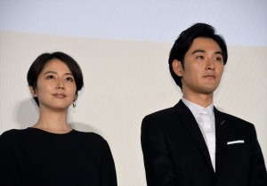 長澤まさみ、松田龍平、映画『散歩する侵略者』完成披露上映会に登壇