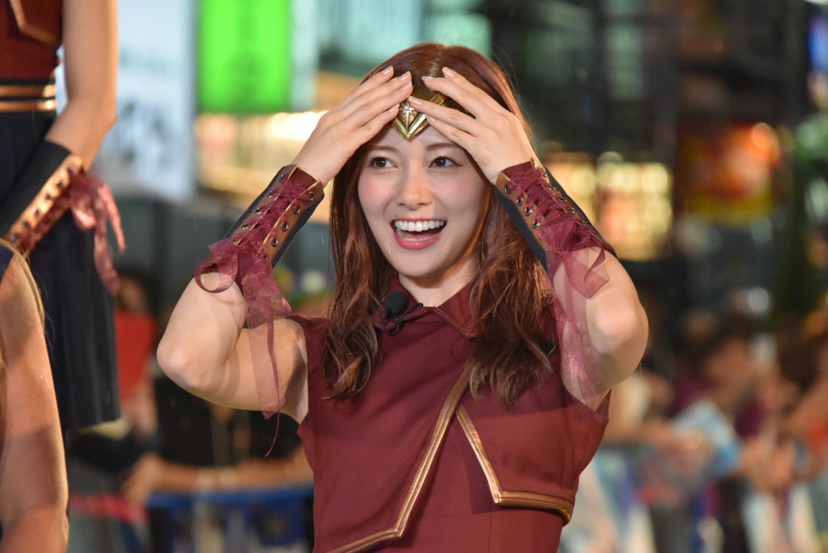 白石麻衣(乃木坂46)、『ワンダーウーマン』ジャパンプレミアにて