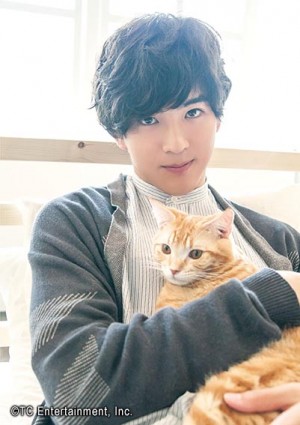 甲斐翔真withアメリカンショートヘア、写真展『ねこカレ』