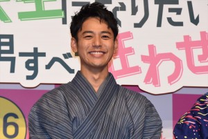 妻夫木聡、『奥田民生になりたいボーイと出会う男すべて狂わせガール』完成披露舞台挨拶に登壇