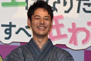 妻夫木聡、『奥田民生になりたいボーイと出会う男すべて狂わせガール』完成披露舞台挨拶に登壇