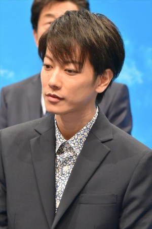 佐藤健、NHK連続テレビ小説『半分、青い。』出演者発表会見に登壇