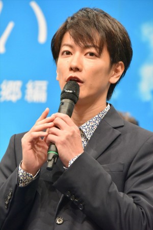 佐藤健、NHK連続テレビ小説『半分、青い。』出演者発表会見に登壇