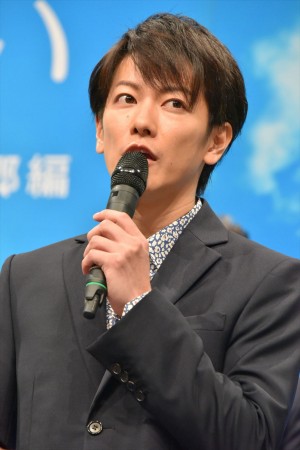 佐藤健、NHK連続テレビ小説『半分、青い。』出演者発表会見に登壇