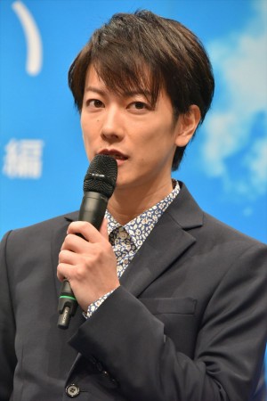 佐藤健、NHK連続テレビ小説『半分、青い。』出演者発表会見に登壇