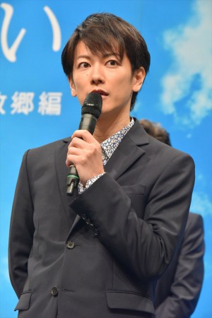 佐藤健、NHK連続テレビ小説『半分、青い。』出演者発表会見に登壇