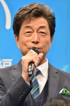 中村雅俊、NHK連続テレビ小説『半分、青い。』出演者発表会見に登壇