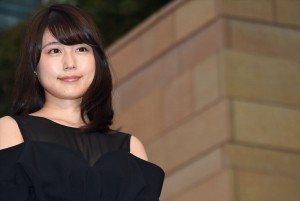 有村架純、映画『ナラタージュ』レッドカーペットに登場