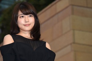 有村架純、映画『ナラタージュ』レッドカーペットに登場