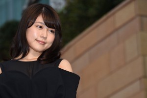 有村架純、映画『ナラタージュ』レッドカーペットに登場