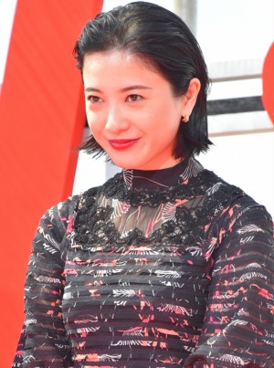 映画『ユリゴコロ』完成披露試写会＆レッドカーペットイベントに出席した吉高由里子