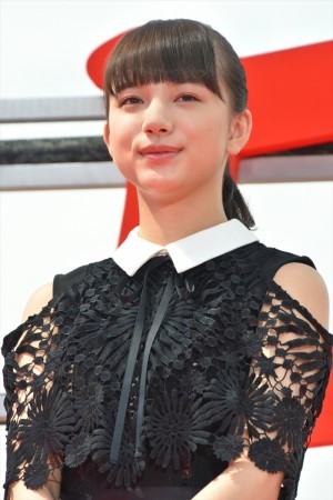 映画『ユリゴコロ』完成披露試写会＆レッドカーペットイベントに出席した清原果耶