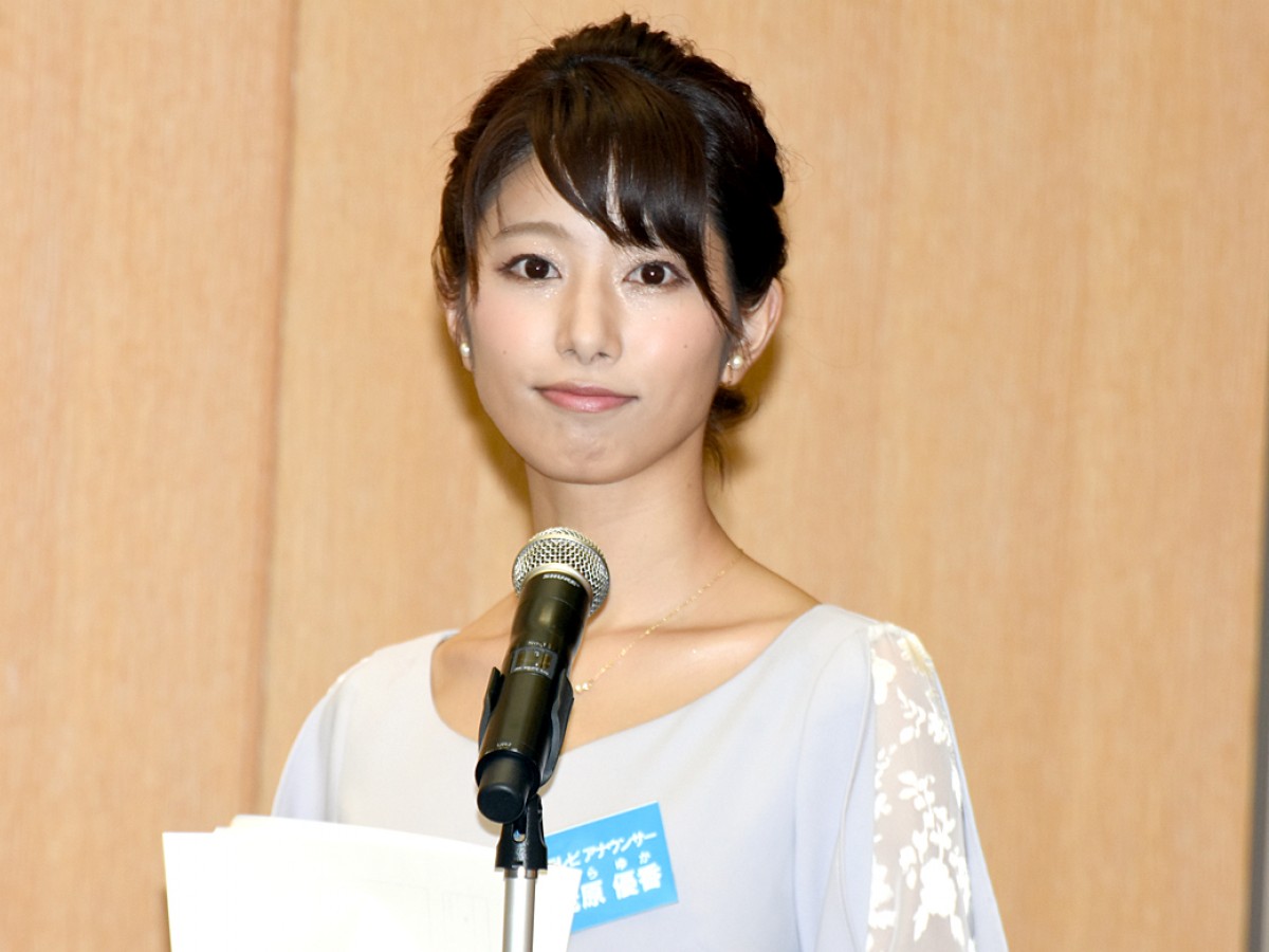 フジテレビアナウンサーの海老原優香、フジテレビ10月改編記者発表に出席