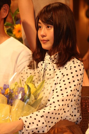 有村架純、NHK連続テレビ小説『ひよっこ』クランクアップ取材会にて