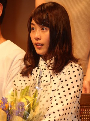 有村架純、NHK連続テレビ小説『ひよっこ』クランクアップ取材会にて