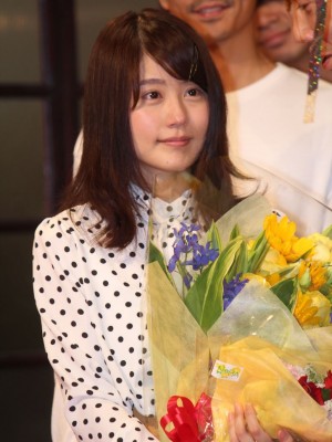 有村架純、NHK連続テレビ小説『ひよっこ』クランクアップ取材会にて