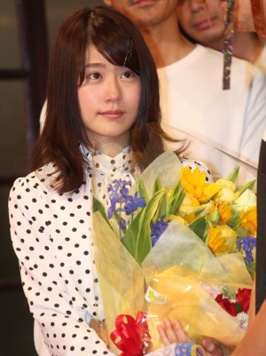 有村架純、NHK連続テレビ小説『ひよっこ』クランクアップ取材会にて