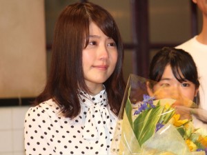 有村架純、NHK連続テレビ小説『ひよっこ』クランクアップ取材会にて