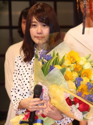 有村架純、NHK連続テレビ小説『ひよっこ』クランクアップ取材会にて