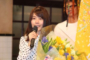 有村架純、NHK連続テレビ小説『ひよっこ』クランクアップ取材会にて