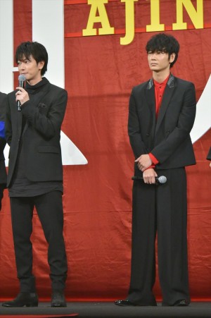 佐藤健、綾野剛、『亜人』完成披露試写会に登壇