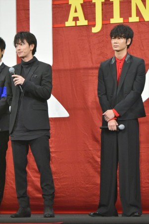 佐藤健、綾野剛、『亜人』完成披露試写会に登壇