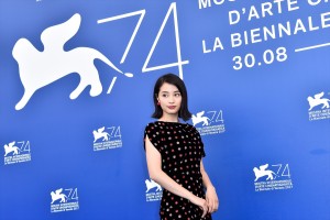 広瀬すず、ヴェネチア国際映画祭にて
